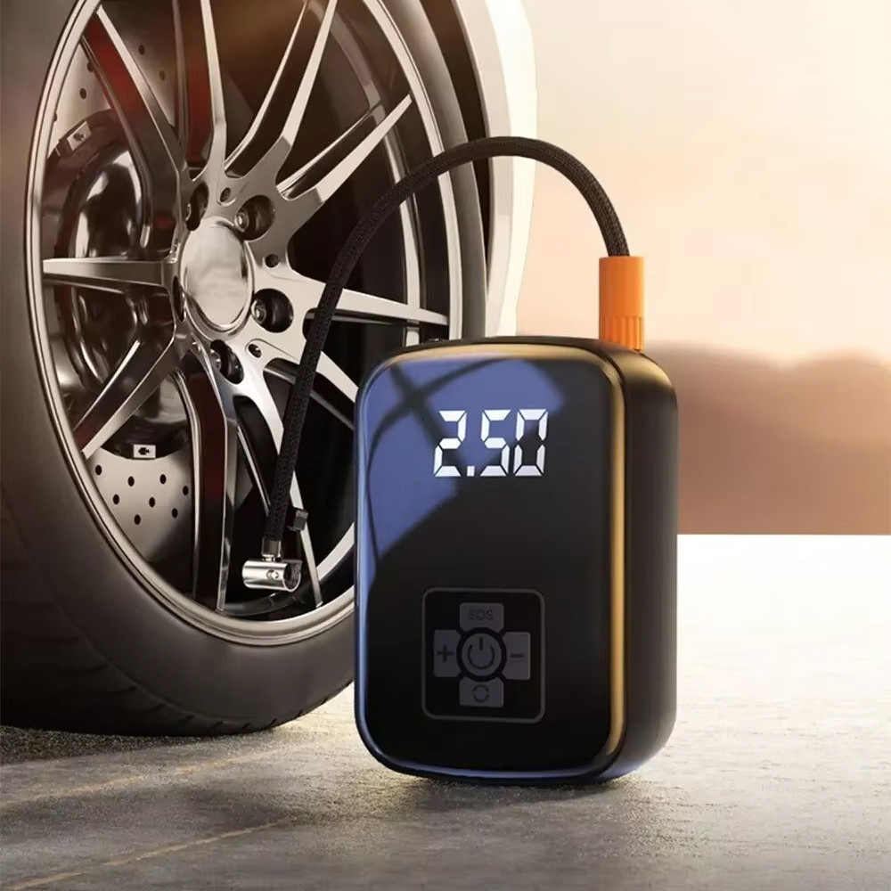 AmazeFan ปั๊มยางไฟฟ้าแบบพกพาเครื่องอัดอากาศ DC 12V 150 PSI - 006