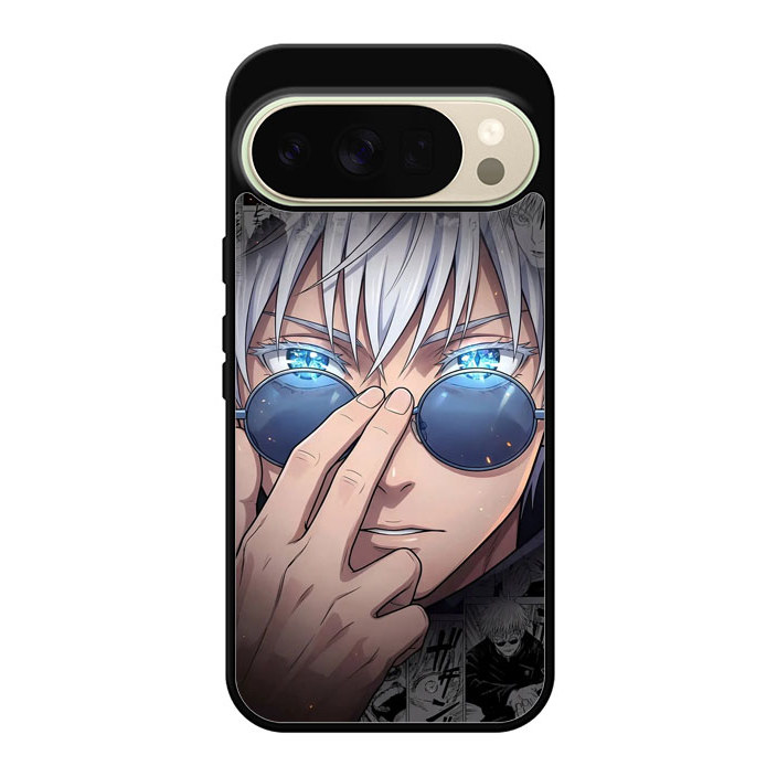 Case Casing Softcase Hybrid Google Pixel 10 9 9A 8 8A 7 7A 6 6A 5 5A 4 4A Pro XL Gojo Blue Eyes Clos