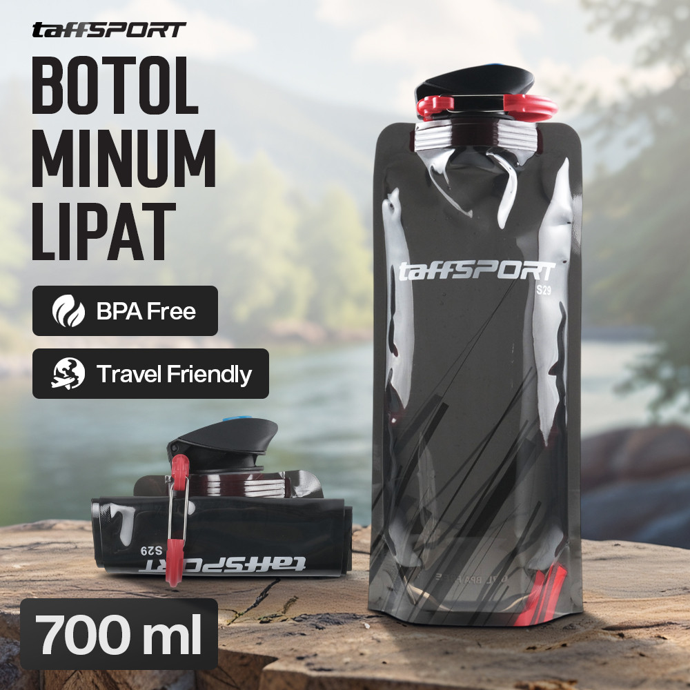 TaffiSPORT ขวดน้ําพับได้ BPA Free 700ml - S29