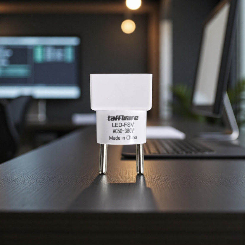 Taffiware หัวเทียนโวลต์มิเตอร์แบบดิจิตอล EU 220V - LED-FSV