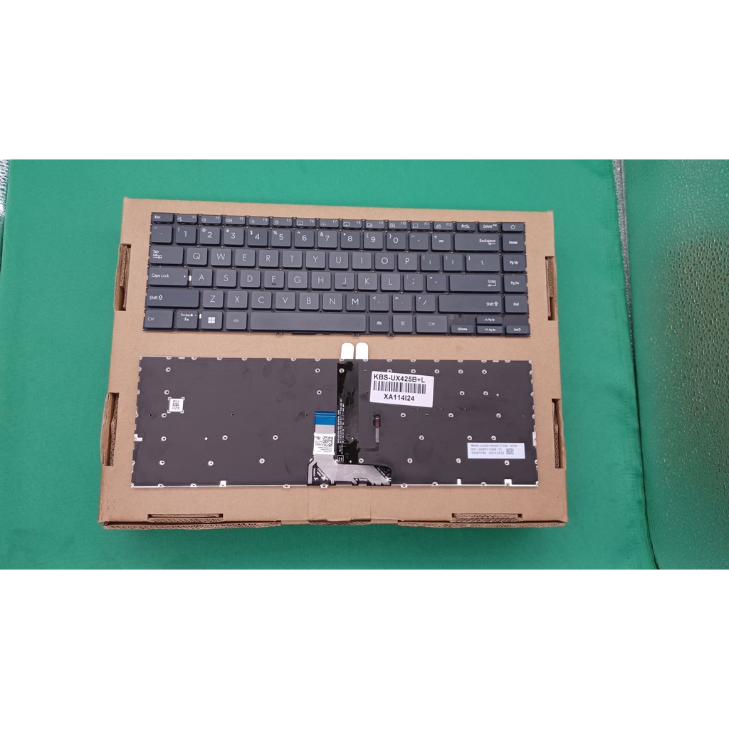 Asus Zenbook 14 ux425 ux425e ux425ea ux425j ux425ja คีย์บอร์ดเรืองแสง