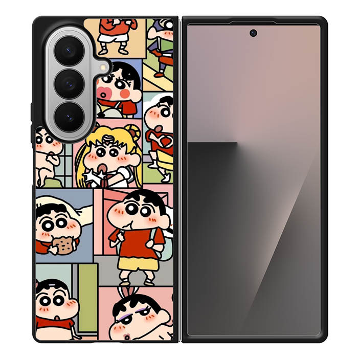 Chibi Fun Child AK0023 Case Casing Hybrid Custom Samsung Galaxy Z Fold 7 6 5 4 3 SE