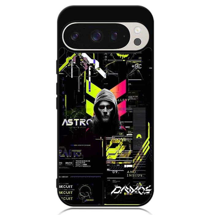 Case Casing Hybrid Google Pixel 10 9 9A 8 8A 7 7A 6 6A 5 5A 4 3 Pro XL Cyberpunk Glitch Art