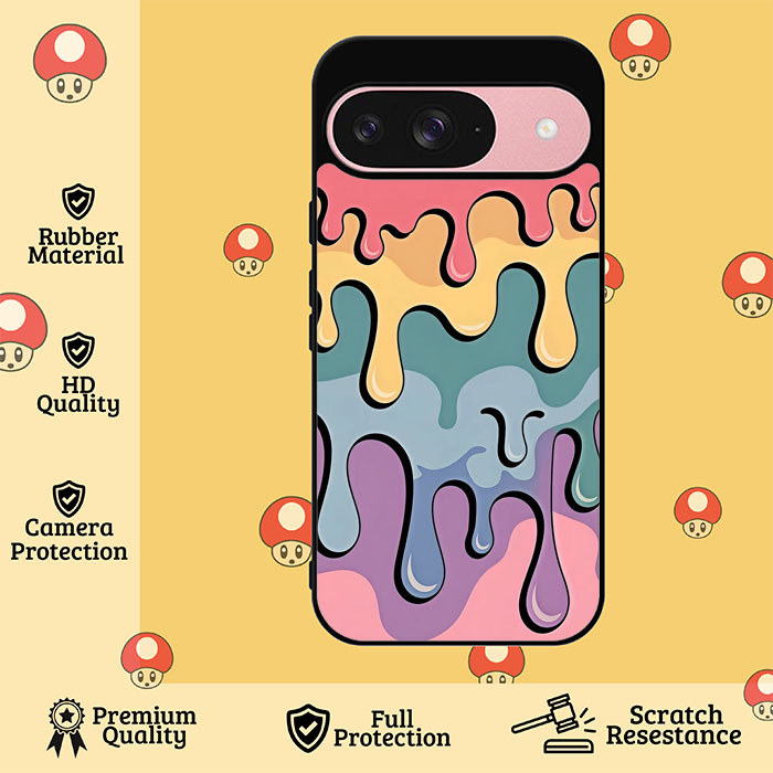 กรณีที่กําหนดเอง Google Pixel 10 9 9A 8 8A 7 7A 6 6A 5 5A 4 4A Pro XL 4G 5G ครีม Calm Aesthetic ZR01