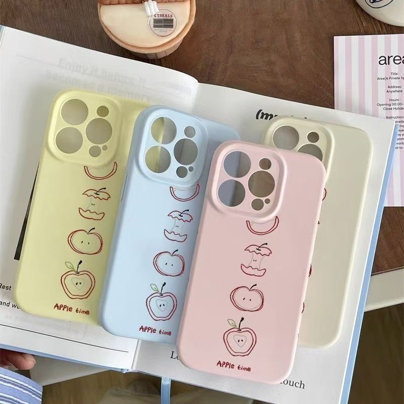 Apple Line Image Rice ปลอกข้าวเหนียว Hp Oppo Reno 15F 5G A6X A6 A5 2025 14F A3X A5I Pro A6T Pro Casi