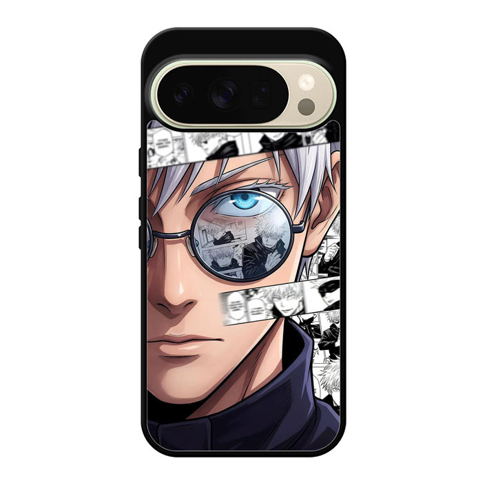 Case Casing Softcase Hybrid Google Pixel 10 9 9A 8 8A 7 7A 6 6A 5 5A 4 4A Pro XL Gojo Blue Eye Glass