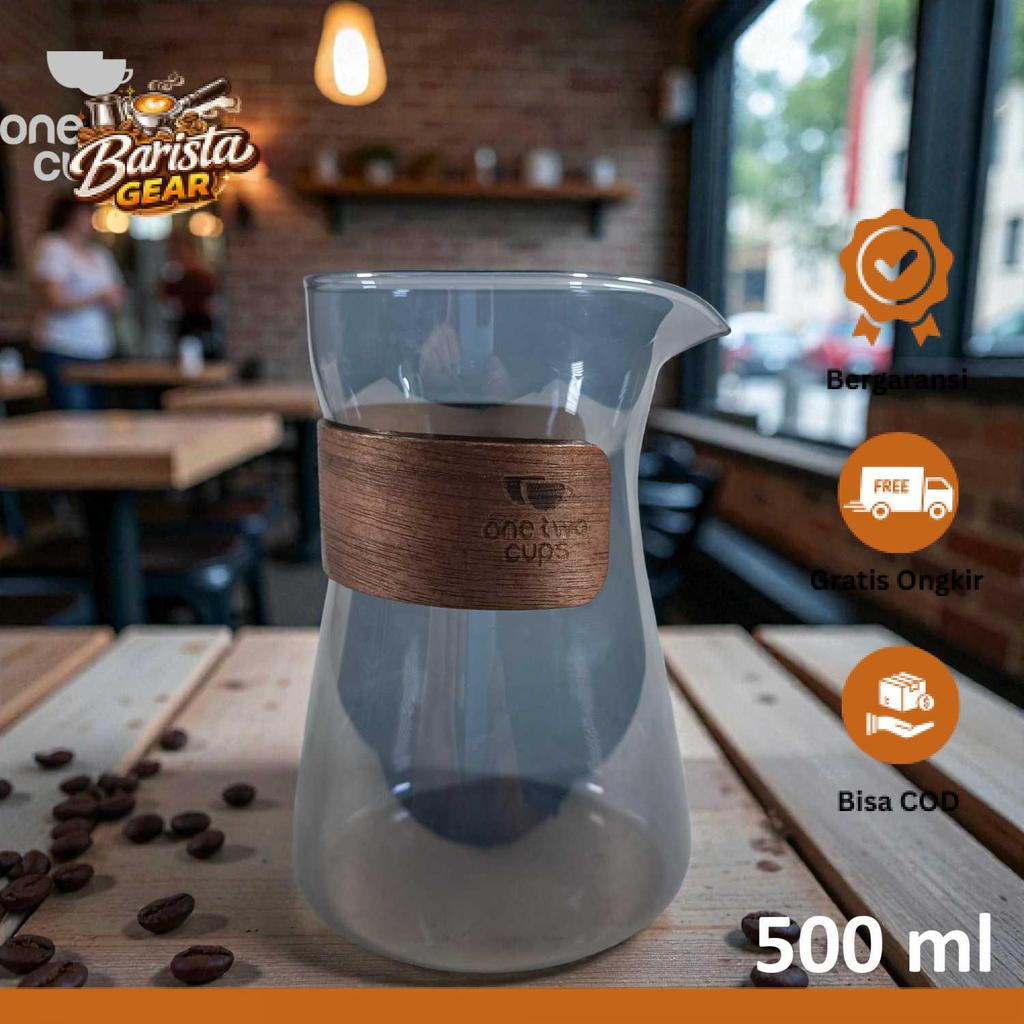 One Two Cups Coffee Pot Coffee Server เหยือกหยดเท 500ml - L1