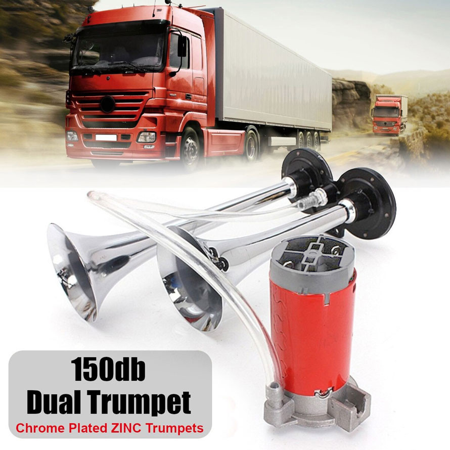 You Lian รถบรรทุกรถแตรแตรแตรแตรแตรลมคู่ 150dB 24V - JD2912