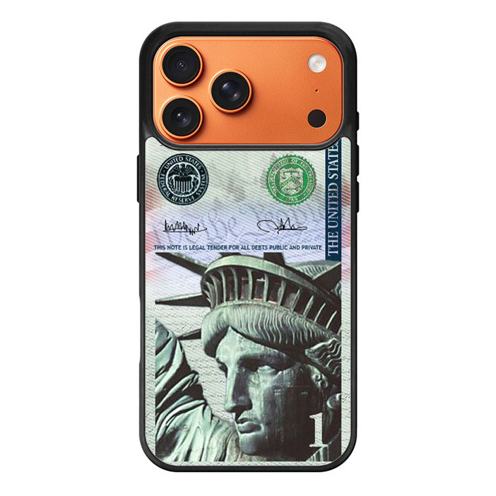 IPhone 17 16 16e 15 14 13 12 11 Pro Max Plus Mini รูปปั้นของ Liberty Dollar Case Cover