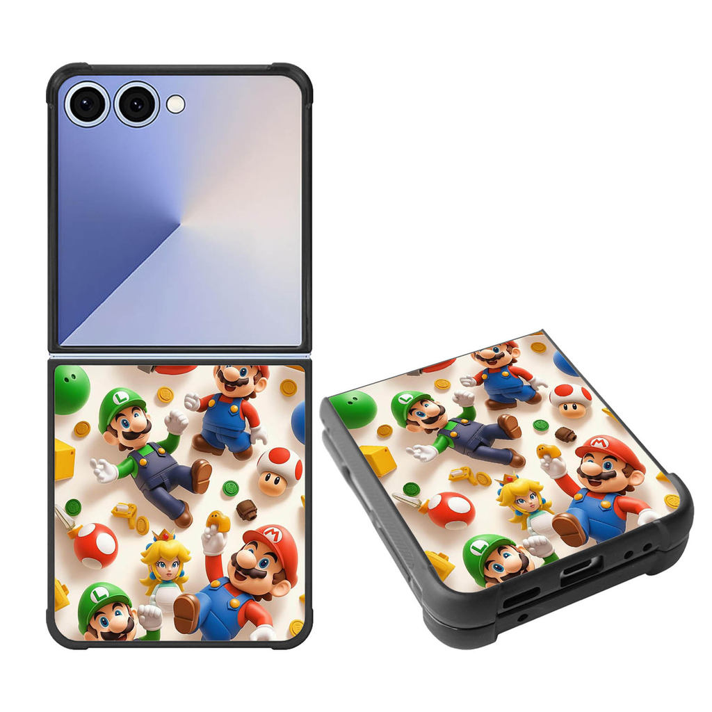ปลอกเคส HP Hybrid Samsung Galaxy Z Flip 7 6 5 4 3 Super Fun World