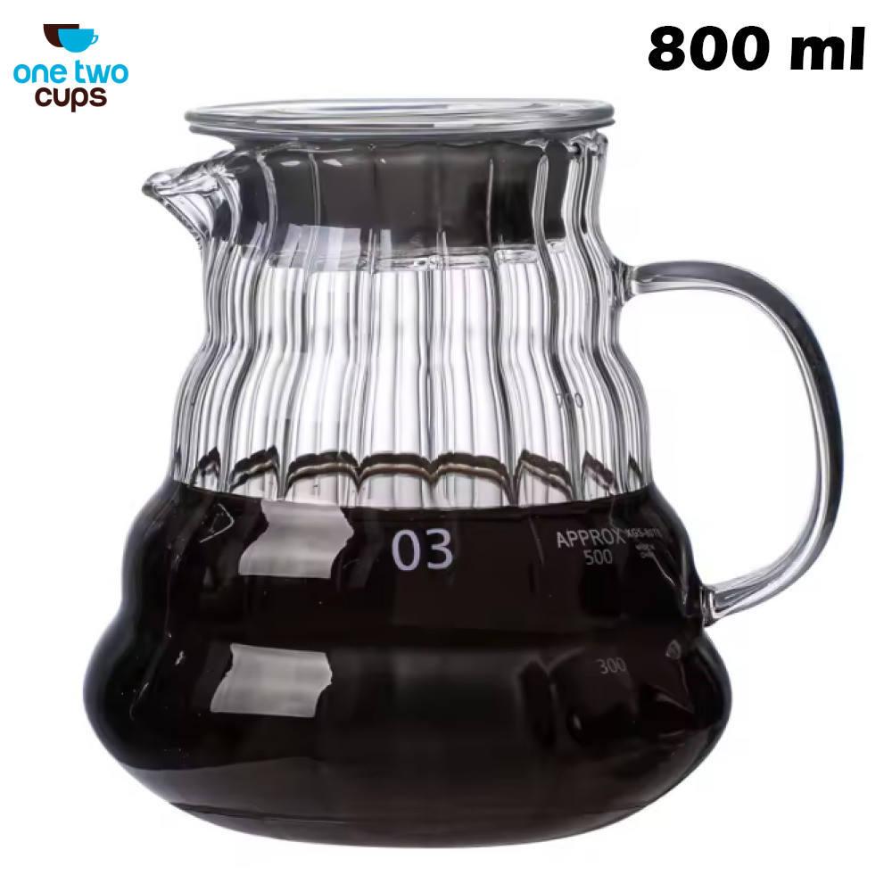 Coffee Server V60 Drip Pour Over Borosilicate Coffee Pot - XGS-36/60/80