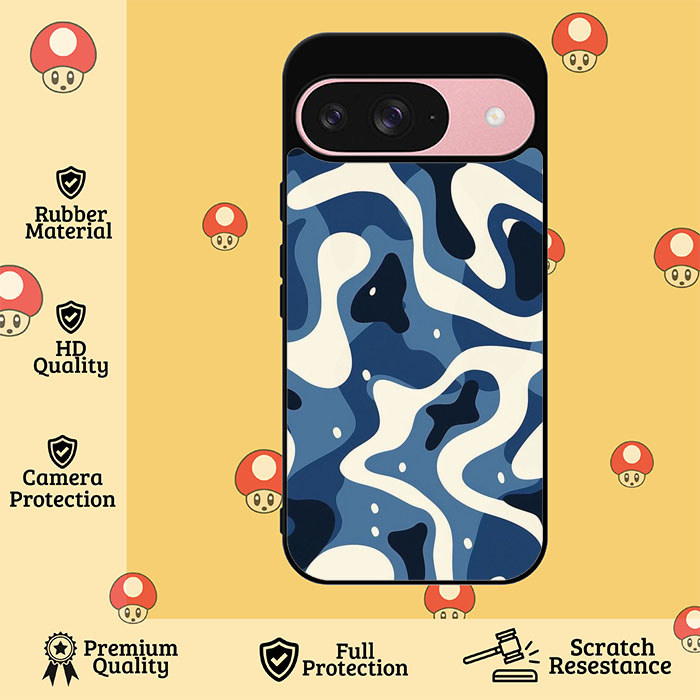 กรณีที่กําหนดเอง Google Pixel 10 9 9A 8 8A 7 7A 6 6A 5 5A 4 4A Pro XL 4G 5G Groovy สี Waves ZR0110 ฝ