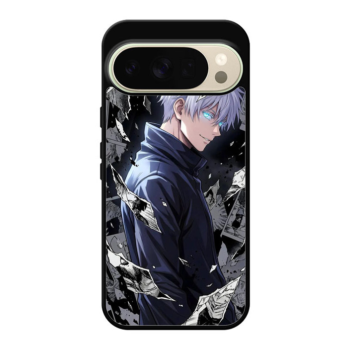 กรณีปลอก Softcase Hybrid Google Pixel 10 9 9A 8 8A 7 7A 6 6A 5 5A 4 4A Pro XL Gojo Blue Eyes Shadow 