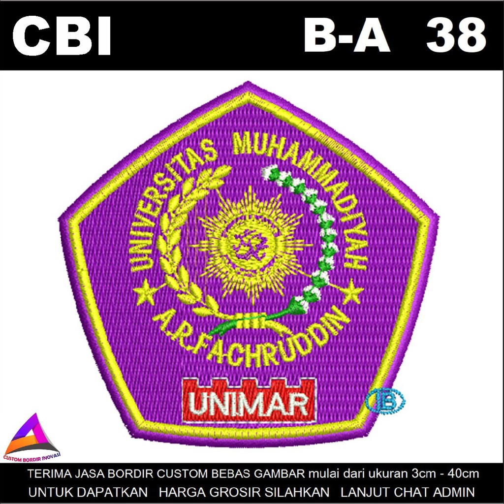 B-A38 SUPER PREMIUM EMBROIDERED PATCH - CBI
