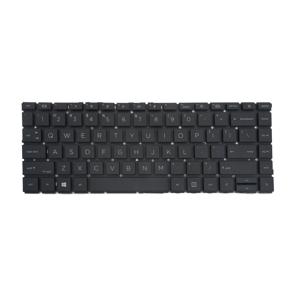 HP Probook 440 g8 g9 445 g8 g9 คีย์บอร์ดสีดํา