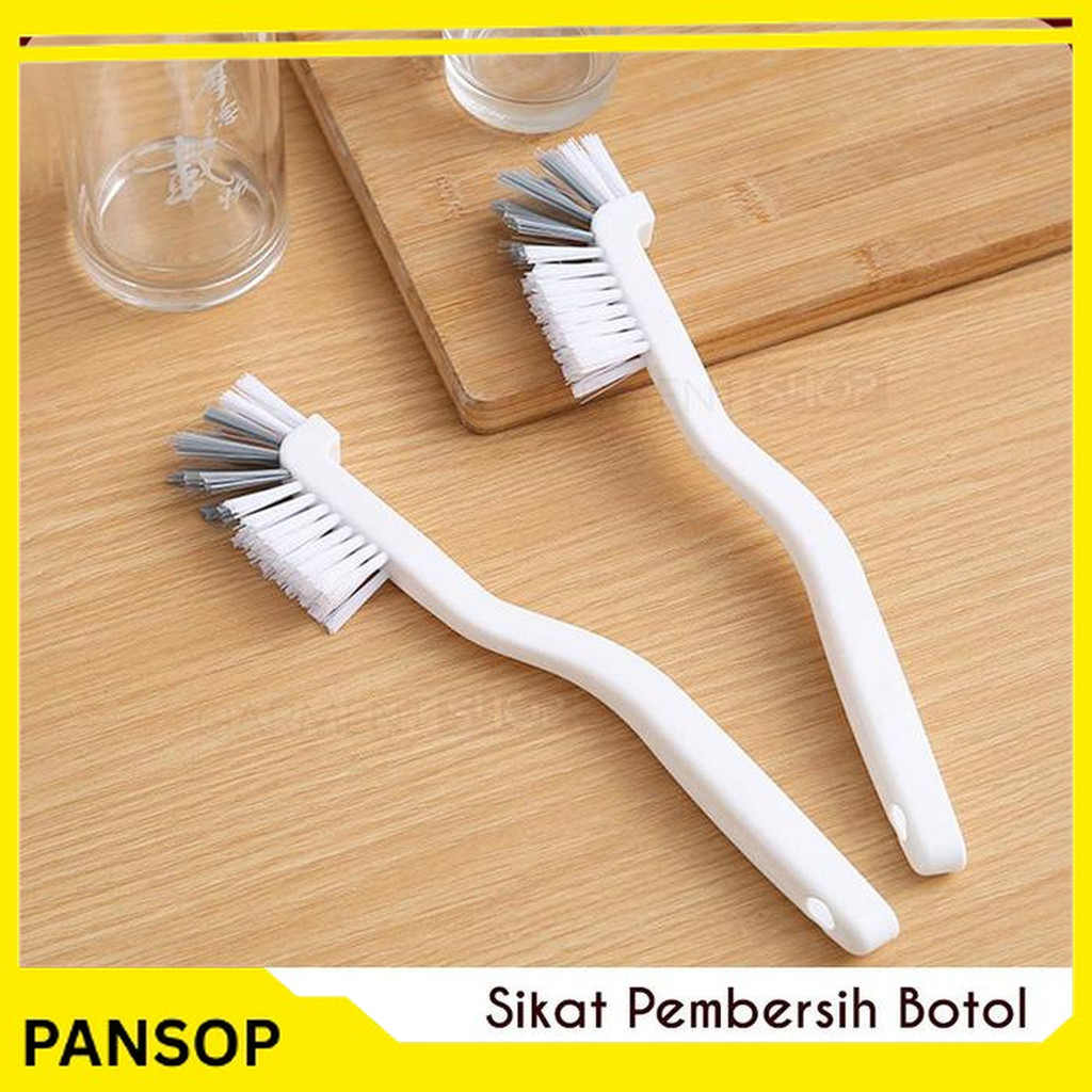 แปรงโค้ง เครื่องมือครัว CLEANER GLASS BOTTLE CLEANER แปรงอาหาร LOBSTER CRAB MULTIFUNCTIONAL BRUSH - 