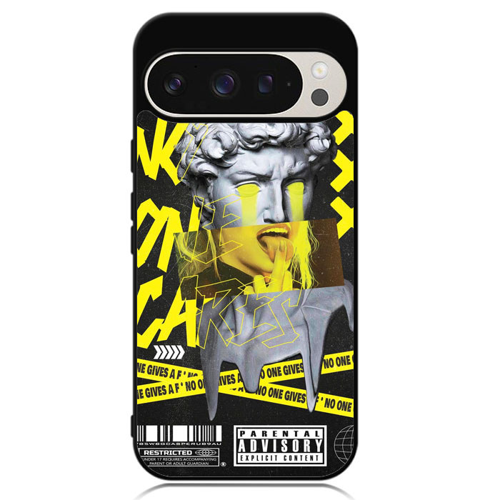 เคสปลอกไฮบริด Google Pixel 10 9 9A 8 8A 7 7A 6 6A 5 5A 4 3 Pro XL Glitch รูปปั้น Street Art