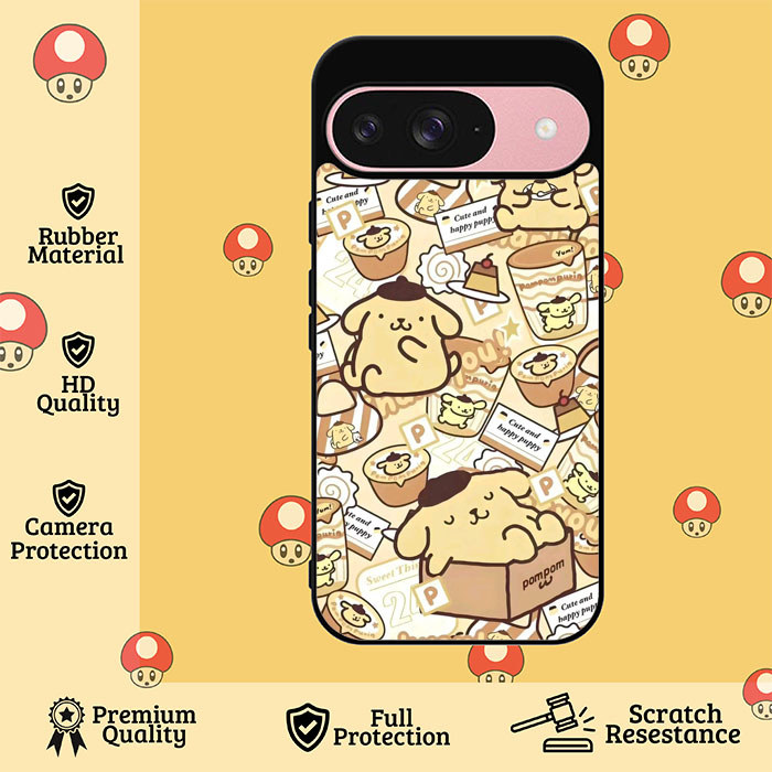 กรณีที่กําหนดเอง Google Pixel 10 9 9A 8 8A 7 7A 6 6A 5 5A 4 4A Pro XL 4G 5G Soft Cream Pup ZR0134 ฝา