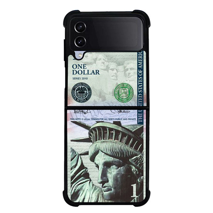 Samsung Galaxy Z Flip 7 6 5 4 3 รูปปั้น Liberty Dollar Case Cover