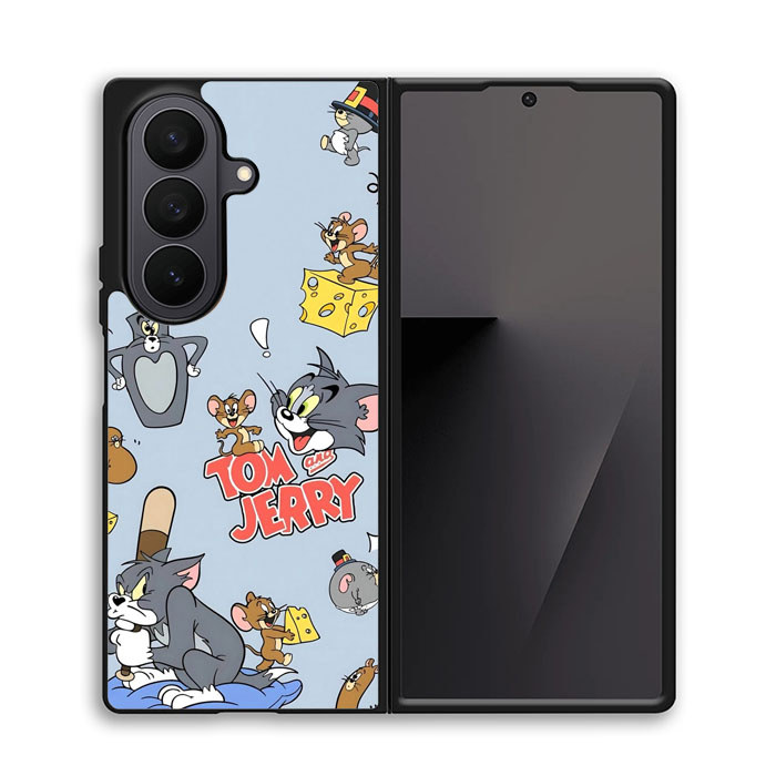 Case Casing Samsung Galaxy Z Fold 7 6 5 4 3 5G Fallen Fun Moment RA0065 Case Cover