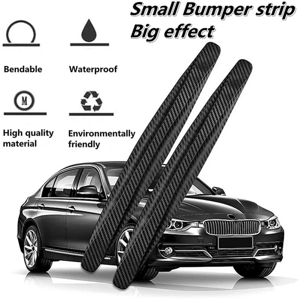Wrx Car Bumper Guard Protector สติกเกอร์กาว 40.5x5.5 ซม. 2 ชิ้น Bw45 สีดํา