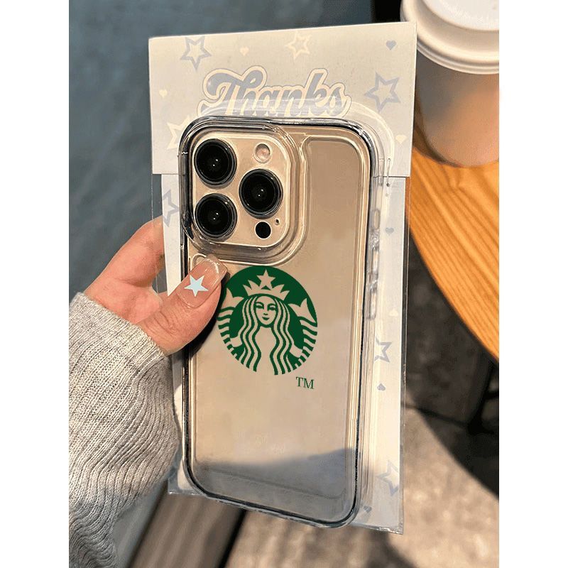 Soft Simple Starbucks Logo Case Hp Xiaomi M7 Plus 14T Pro F7 Pro 15 Ultra 14 11 Lite 12 Lite M3 Pro 