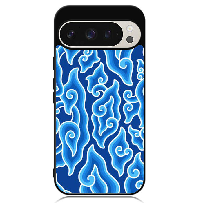 เคส Google Pixel 10 9 9A 8 8A 7 7A 6 6A 5A Pro XL Blue Wave รูปแบบ Art Case Cover