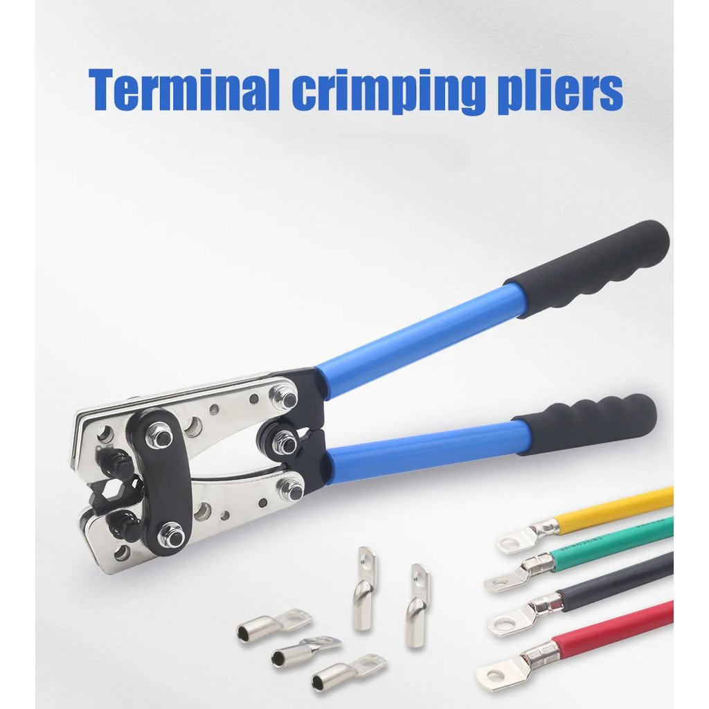- CINLIN Crimping คีมสายไฟ Bare Terminal คีม 9-0 AWG 6-50mm2 - HX-50B -