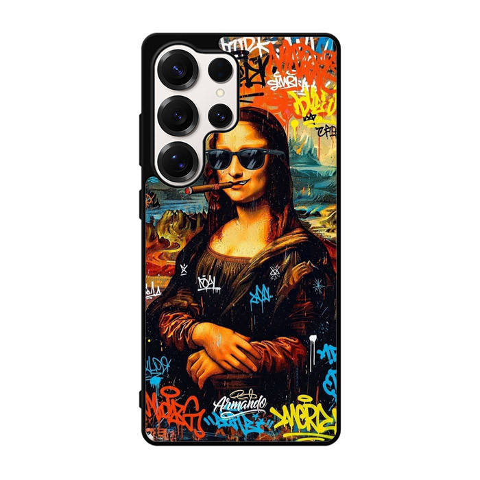 เคสไฮบริดแบบกําหนดเองปลอก Samsung Galaxy S25 S24 S23 S22 S21 S20 S10 Ultra Plus FE Lite Mona Lisa St