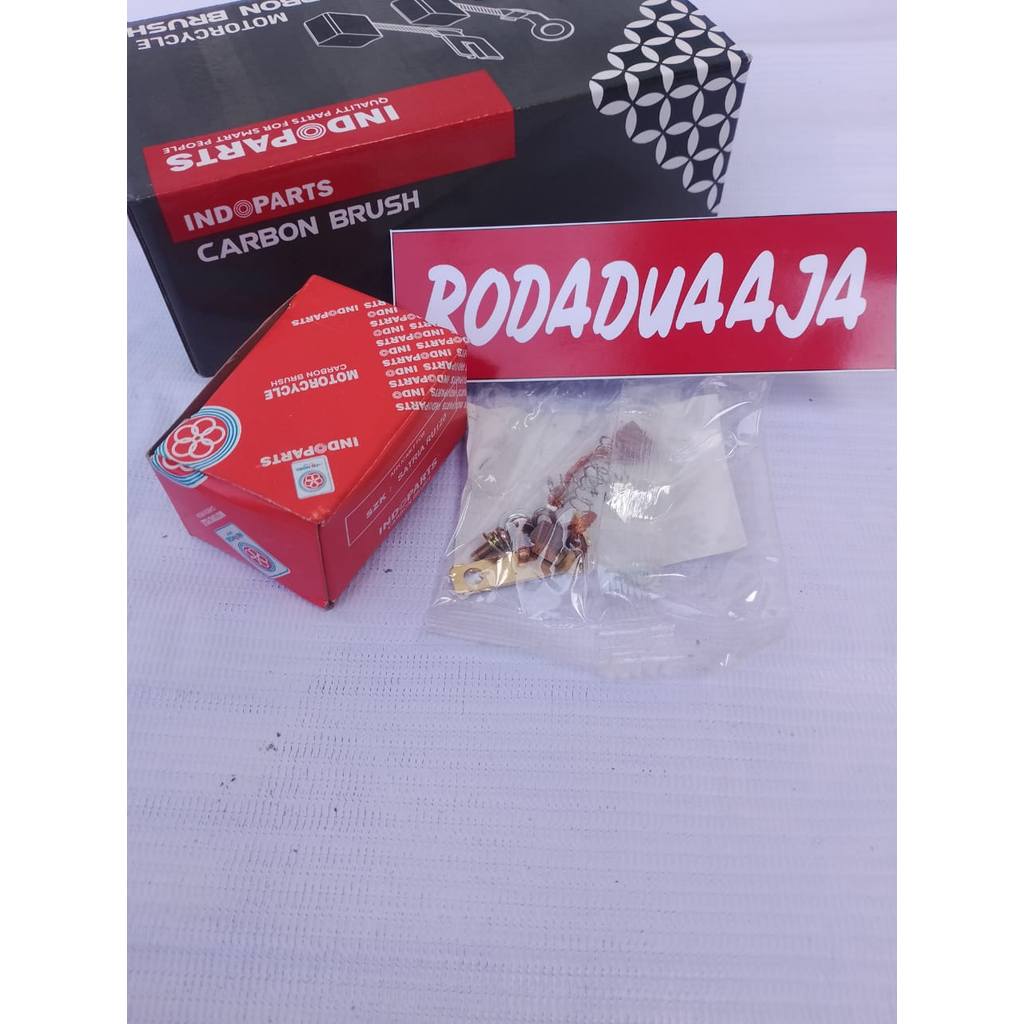 INDOPART COOL BRUSH / STARTER CHARCOAL / BROSTEL SUZUKI SATRIA 120 IP-31131-21D00-000