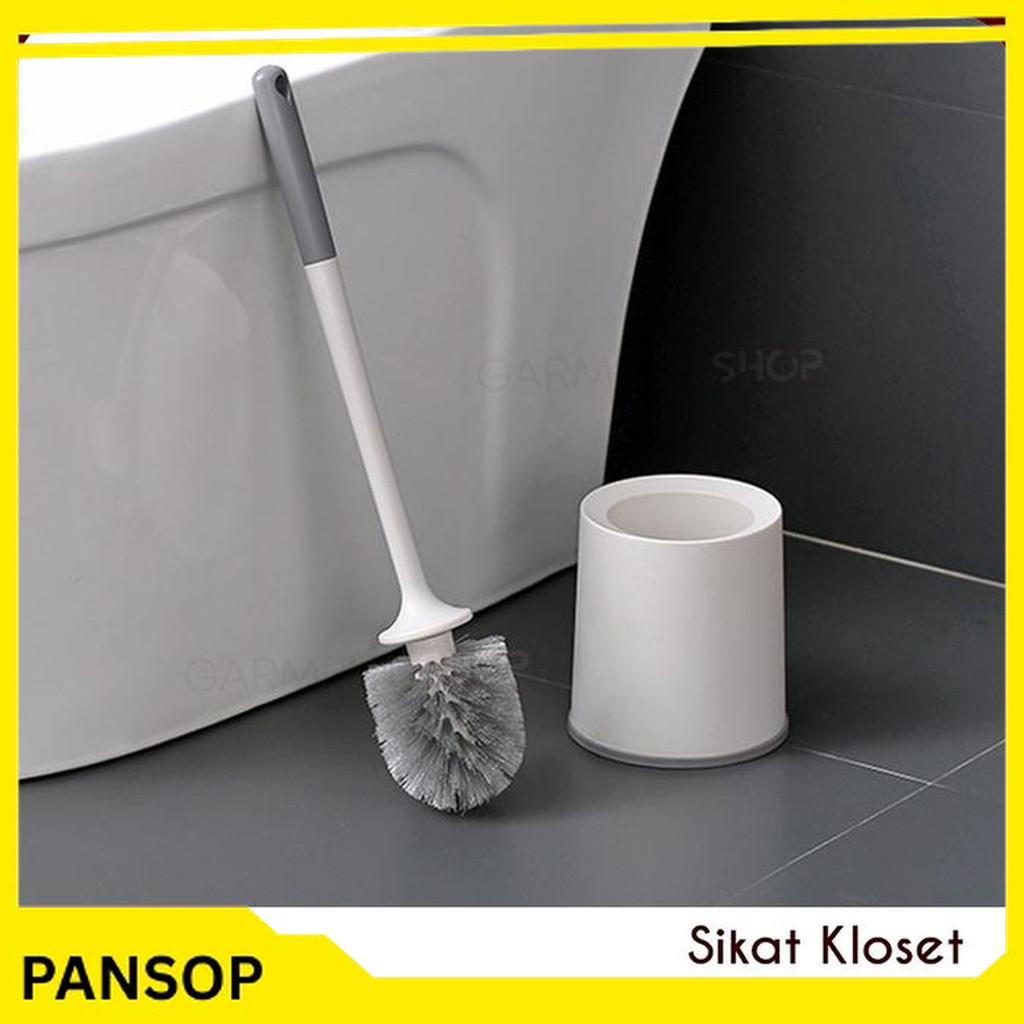 ROUND TOILET BRUSH, SQUAT TOILET CLEANER, BATHROOM CLEANER, TOILET SCOURING BRUSH - จัดส่งฟรี