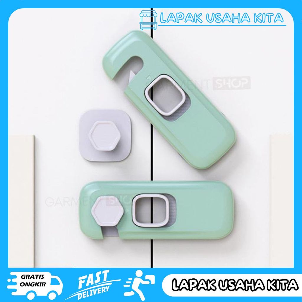 DRAWER SAFETY CABINET LOCK FRIDGE PROTECTOR BABY SAFETY LOCK HOOK SUPER PRIVACY SAFE