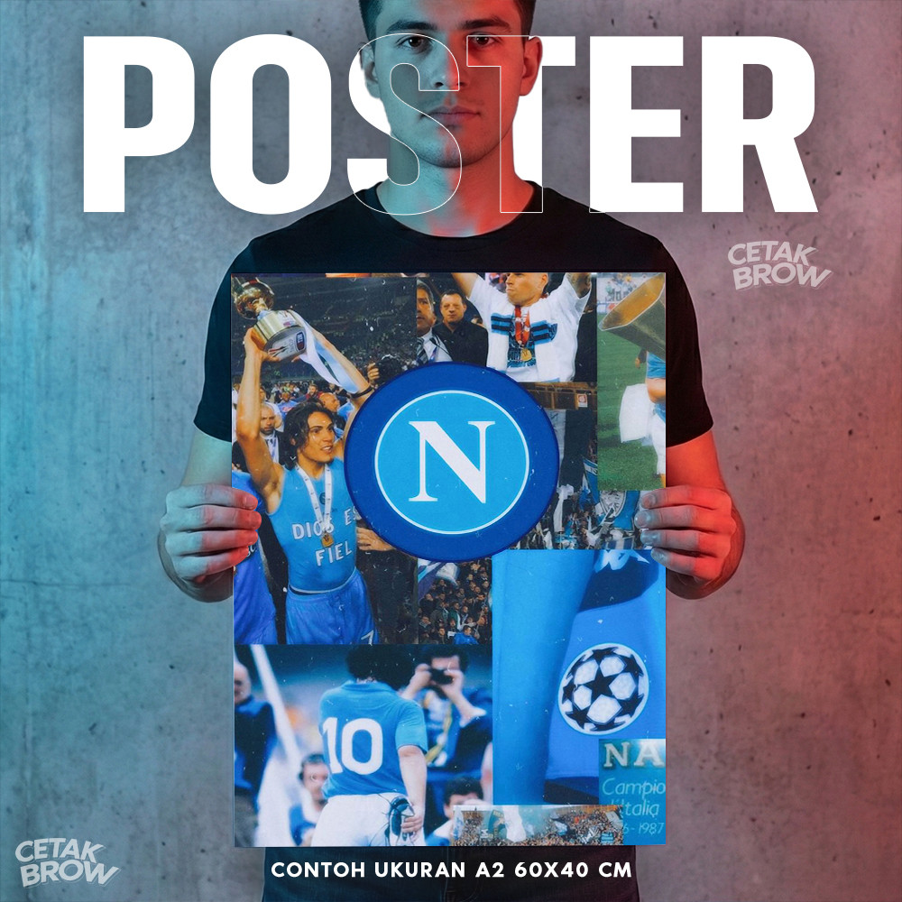 SSC Napoli Stadio Diego Armando Marradona San Paolo บรรยากาศไฟกลางคืนการถ่ายภาพสามารถพิมพ์ตกแต่งผนัง