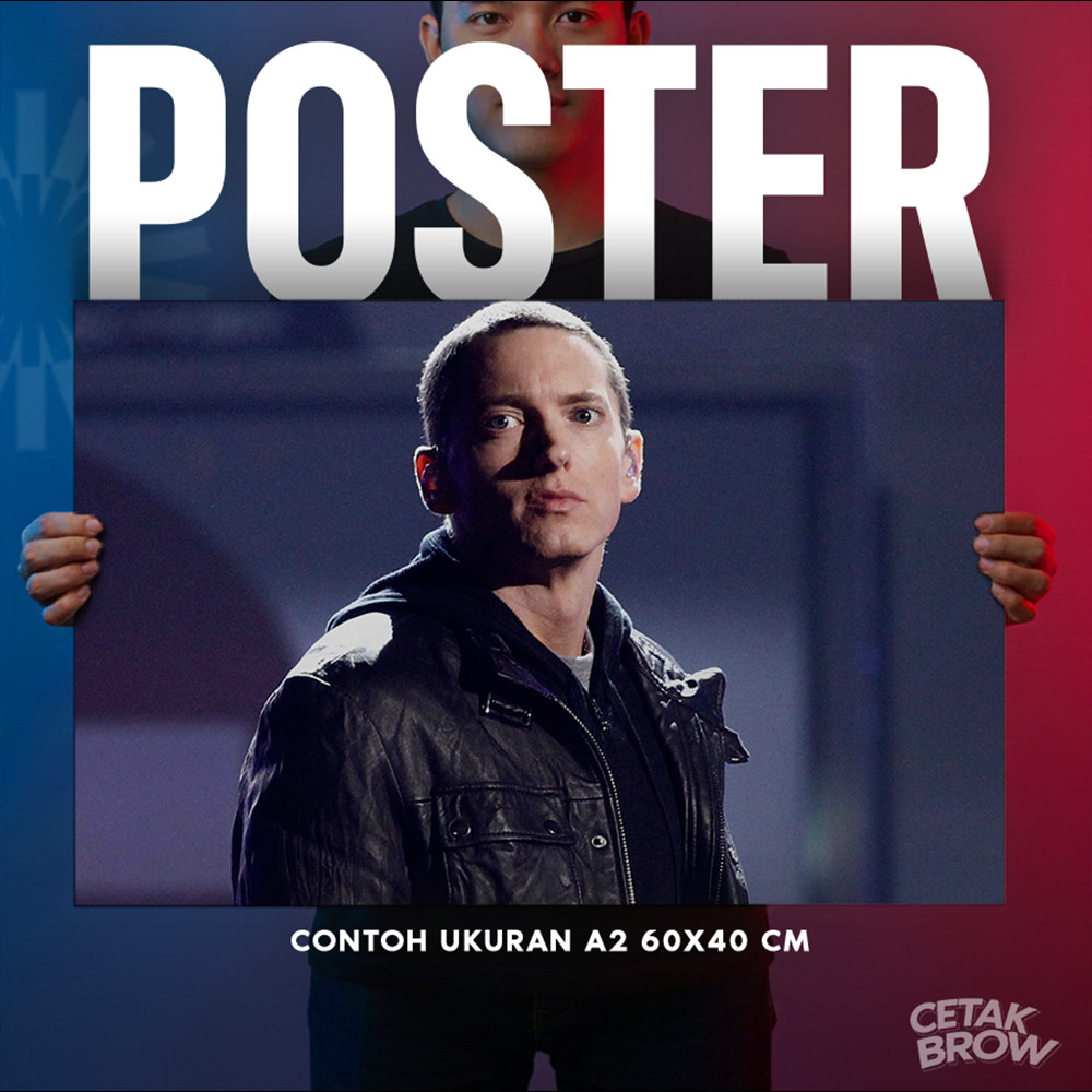 โปสเตอร์ Eminem Rap God Typography Minimalist Room Wall ตกแต่งศิลปะสํานักงานที่ทันสมัย