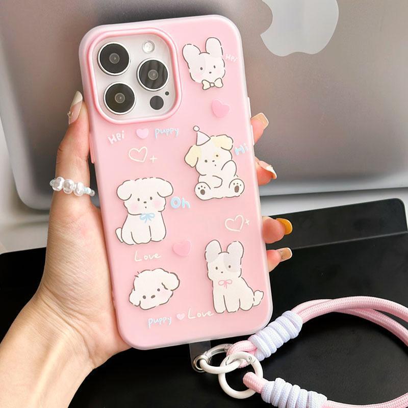 Jelly 2 In 1 Puppy Party ปลอก Vivo Y05 V70 Fe Y400 V60 Lite Y21D Y29 5G Y19S Pro Iqoo Z10 Lite Z10R 