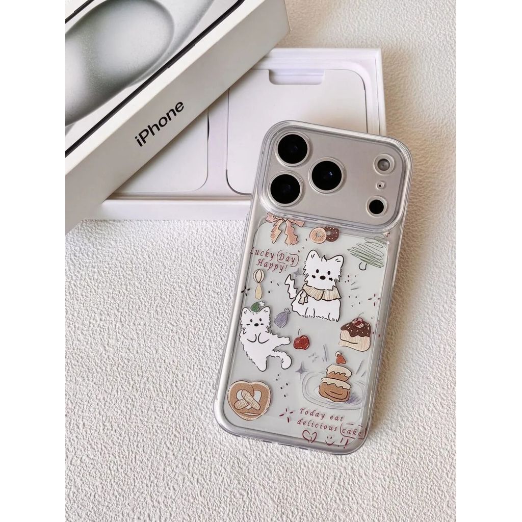 แฟนซี Puppy Party Casing Vivo Y19S Pro V60 Lite V07 Fe Y05 Y21D Y400 Y75 V50 Iqoo Z10R 5G Y18 Y12 V4