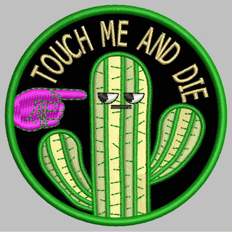 คุณภาพสูง EMBROIDERED EMBLEM PATCH 6 - ZONE EMBROIDERY