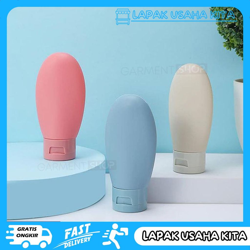 TRAVEL SOAP BOTTLE REFILL SHAMPOO LOTION FLIPTOP PORTABLE THICK REFILL BOTTLE SAFE PRIVACY