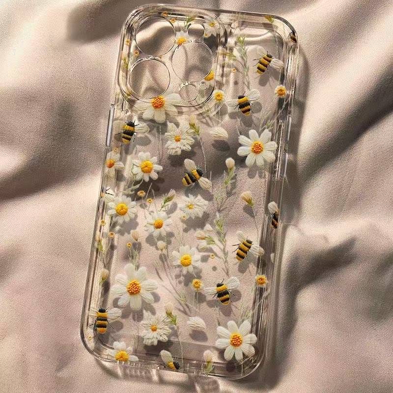 ดอกไม้สีเหลือง [Infinite Case] Infinix Smart 20 Note 60 Pro Note 40 50 Note 30 9 8 40I 40 Hot 60I 60