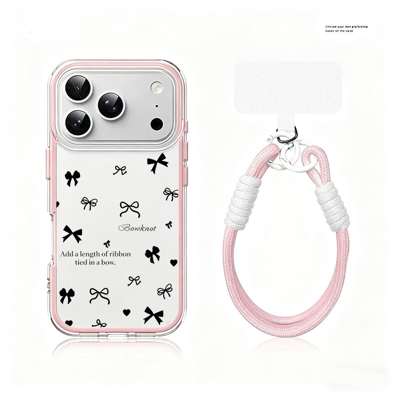 Antishock Ribbon Y2K Casing Iphone 17 Pro Max 13 Pro Max15 Plus 11 14 Pro Max 13 Pro Max 14 Plus 15 