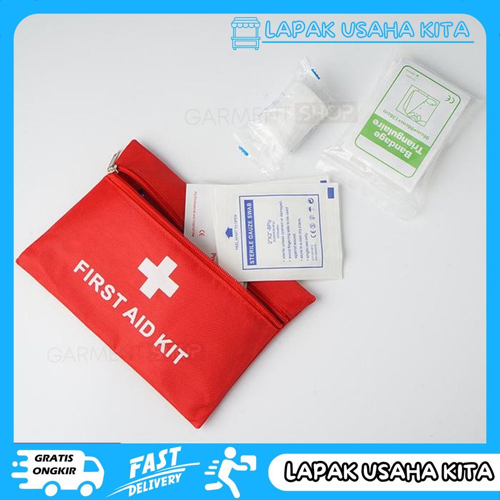 P3K FIRST AID KIT WALLET P3K MEDICINE TRAVEL POUCH SMALL PRIVACY SAFE
