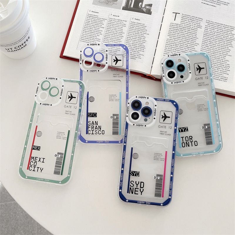 Anti-Scratch Ticket Card HolderปลอกHp Iphone 17 Pro Max 11 Pro Max 16 Pro Max 7 Plus Xs Max 16 Plus 