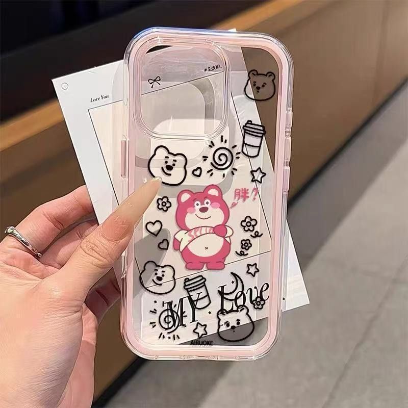 2-In-1 Small Bear Line Case Oppo Reno 15F 5G A6 Pro A6 A6X Reno 15 5G A6T Pro Reno 15 Pro Max Reno 1