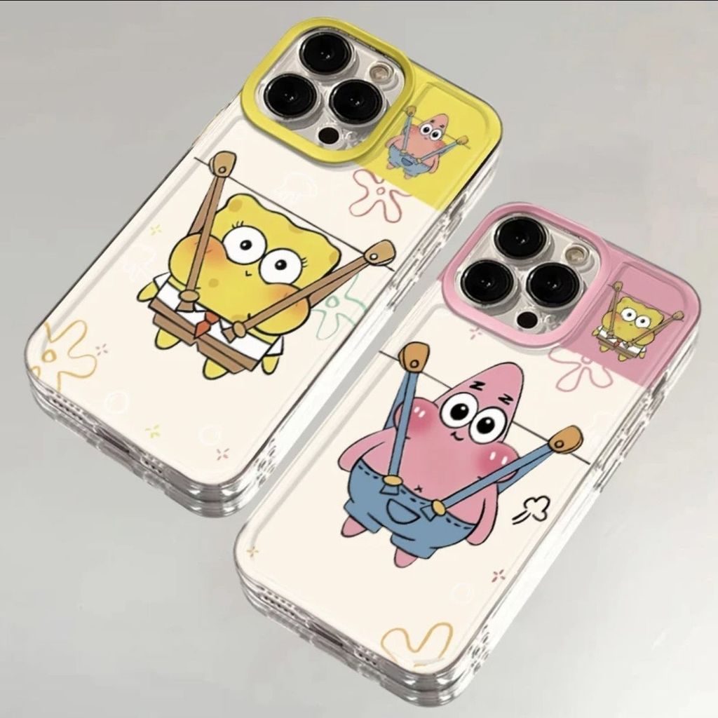 คู่น่ารัก Spongebob สําหรับ Samsung S25 Fe Plus S26 Plus Ultra S24 Fe S22 M14 M23 M15 S21 หมายเหตุ 2