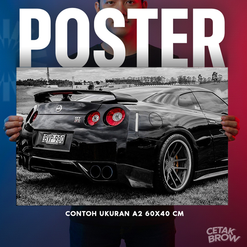 Nissan GTR R32 & R34 Skyline Evolution Heritage Art รายละเอียดโปสเตอร์สามารถพิมพ์ตกแต่งผนังห้องที่กํ