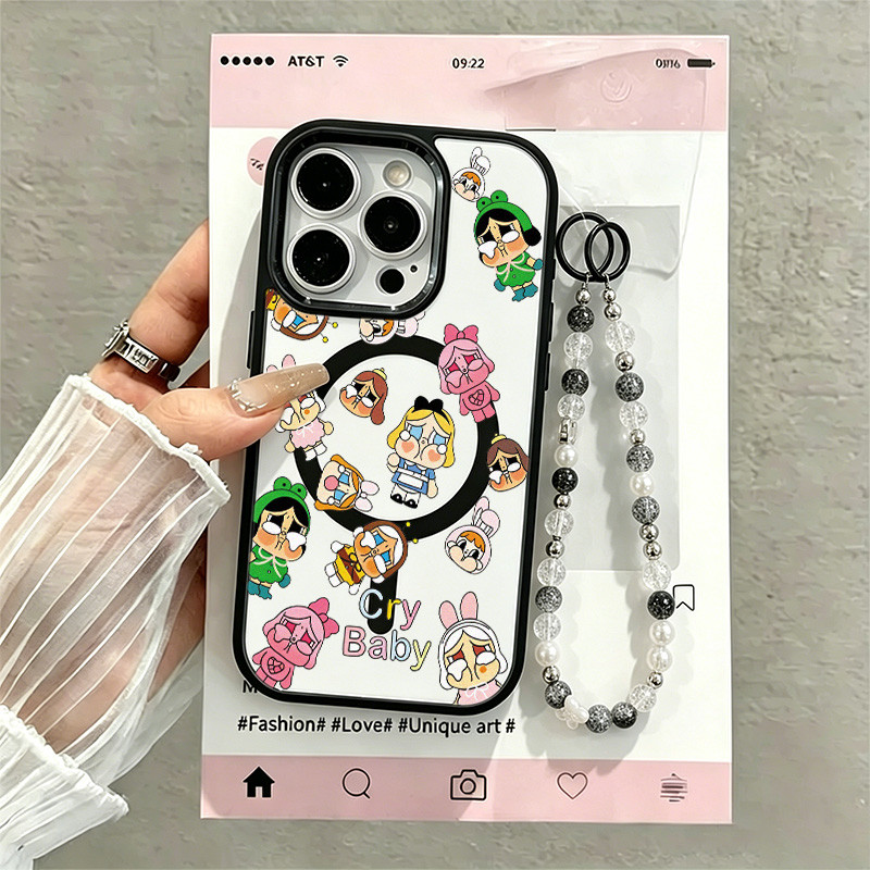 น่ารัก Gemoy Magnetic การ์ตูนปลอก Samsung A07 A27 A17 A37 A57 5G A27 A06 A56 5G A35 A16 A54 A15 S26 