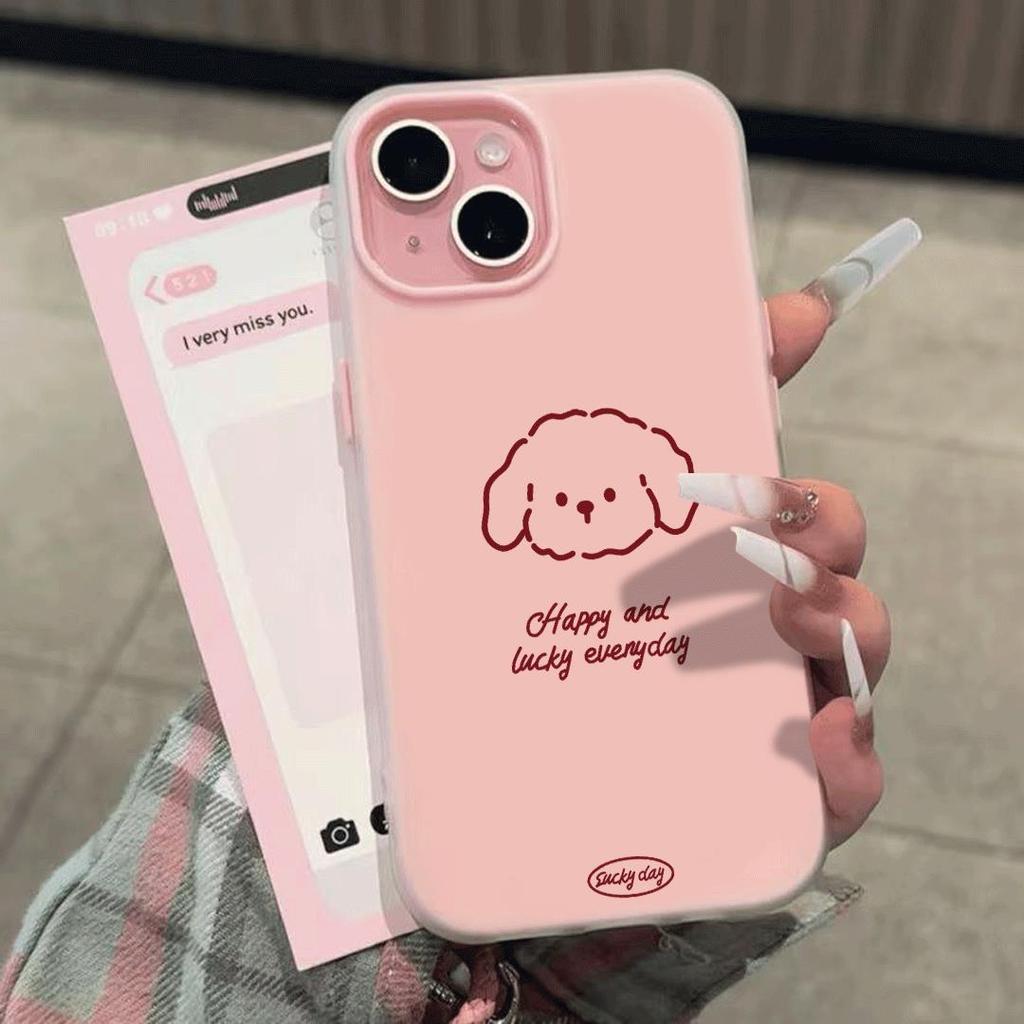 สีชมพูสีฟ้าสาว [G Infinity Case] Simple Jelly Color 2 In 1 Case Hp Redmi A5 13 13X Note 14 4G 5G 15C