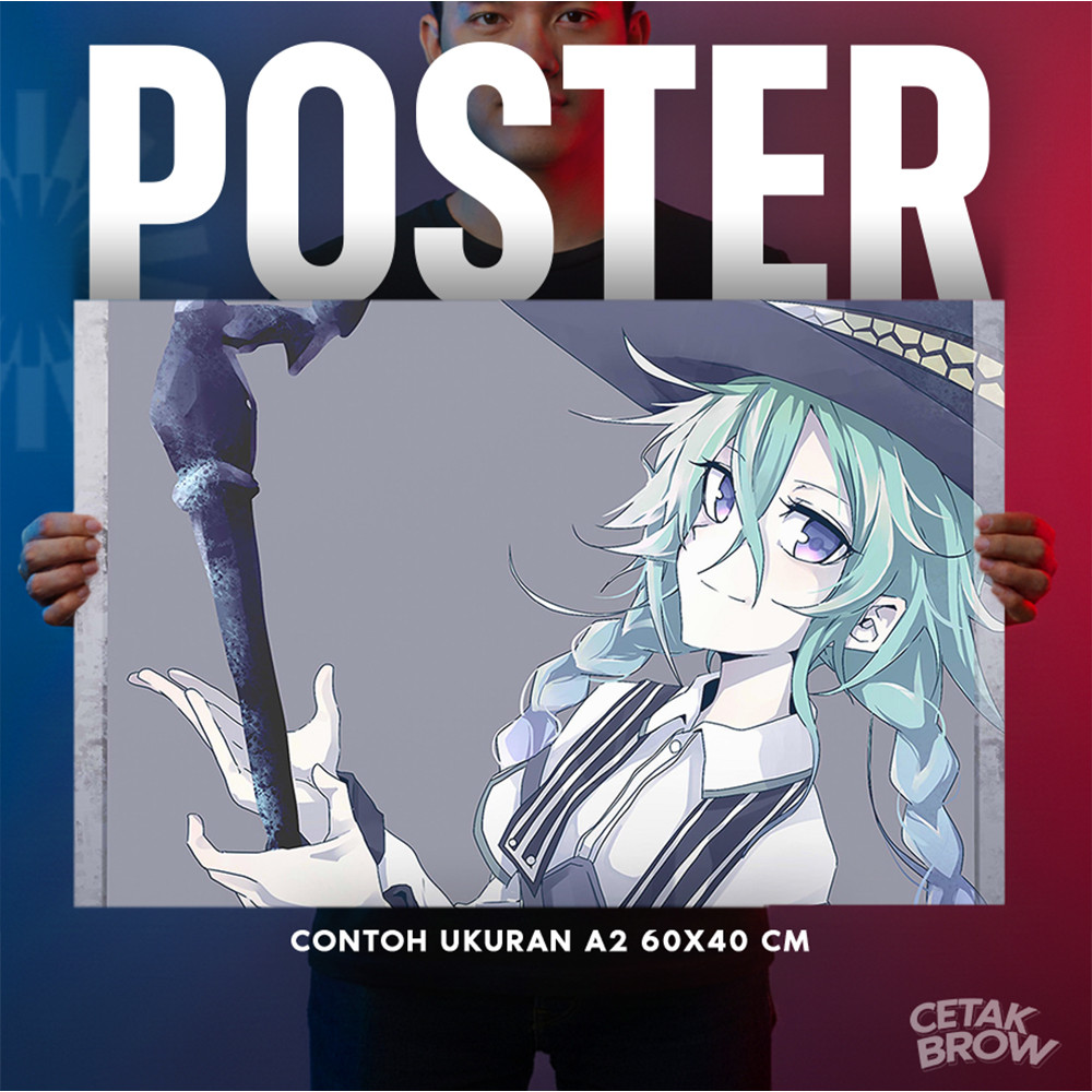 Mushoku Tensei Rudeus Greyrat Magic โปสเตอร์หรูหราตกแต่งผนังห้องหนา Art Art Wall ตกแต่ง