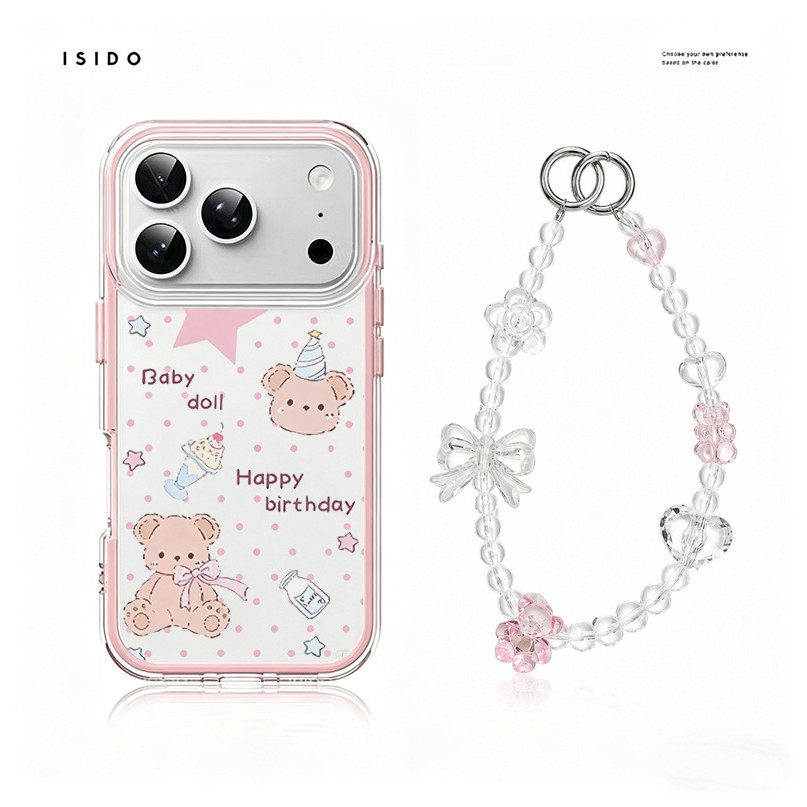 หมีสีชมพูสาวความงามกรณีHp Samsung S26 A27 A07 A17 5G A06 A16 A56 S24 S25 S23 S22 Ultra S24 Fe A36 A3