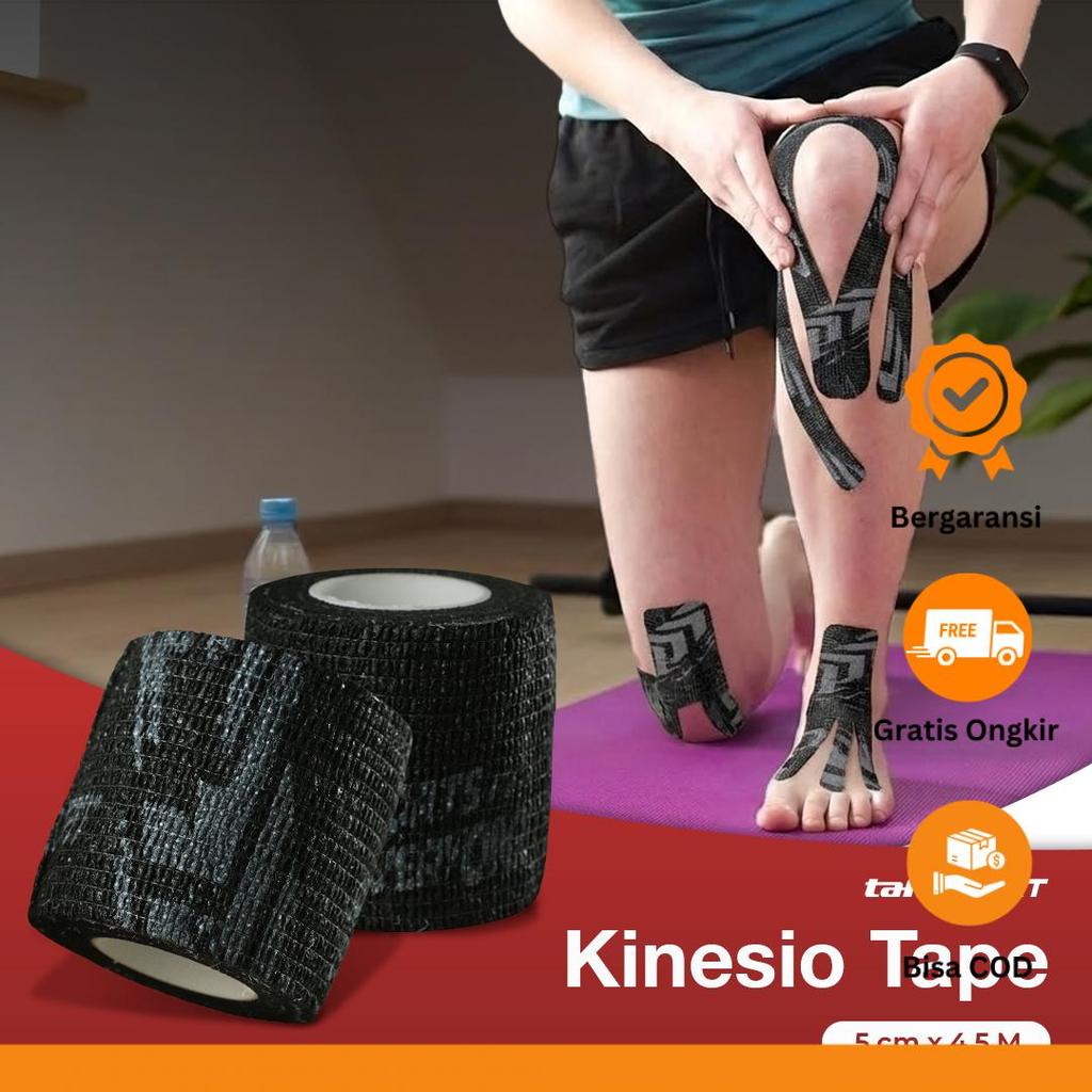 TaffSPORT Sport Cohesive Bandage Elastic Self Adhesive Bandage 5cmx4.5M - C103
